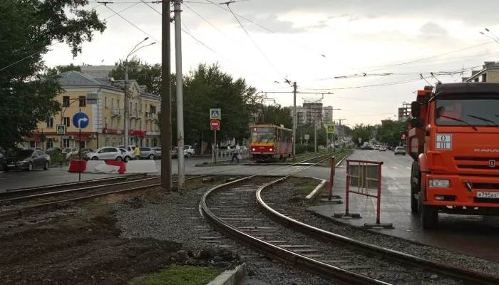 В Барнауле демонтируют трамвайное кольцо у ТЦ Пионер и закроют часть пр. Ленина