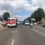 Мотоциклист пострадал после ДТП с бетономешалкой в Барнауле