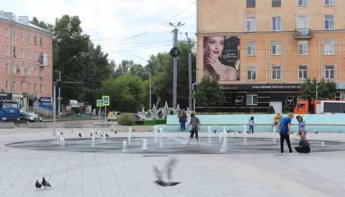 В Барнауле к середине мая запустили первые городские фонтаны