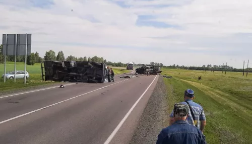 Молодой водитель Газели погиб в жесткой аварии на алтайской трассе