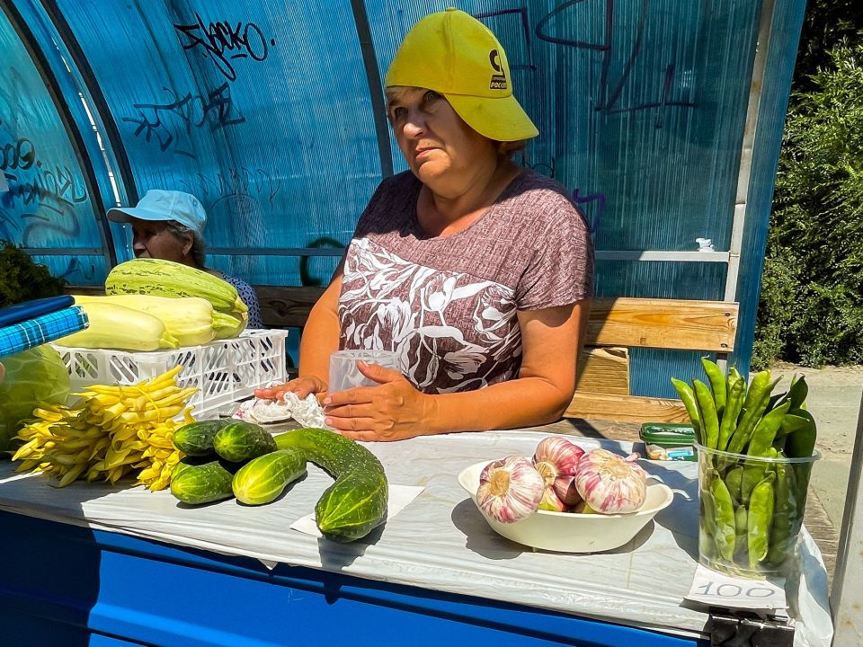 В Барнауле наступил пик уличной торговли ягодами и овощами