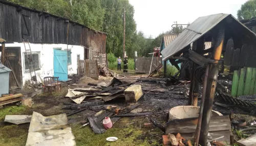 В Алтайском крае при пожаре погибли двое маленьких детей