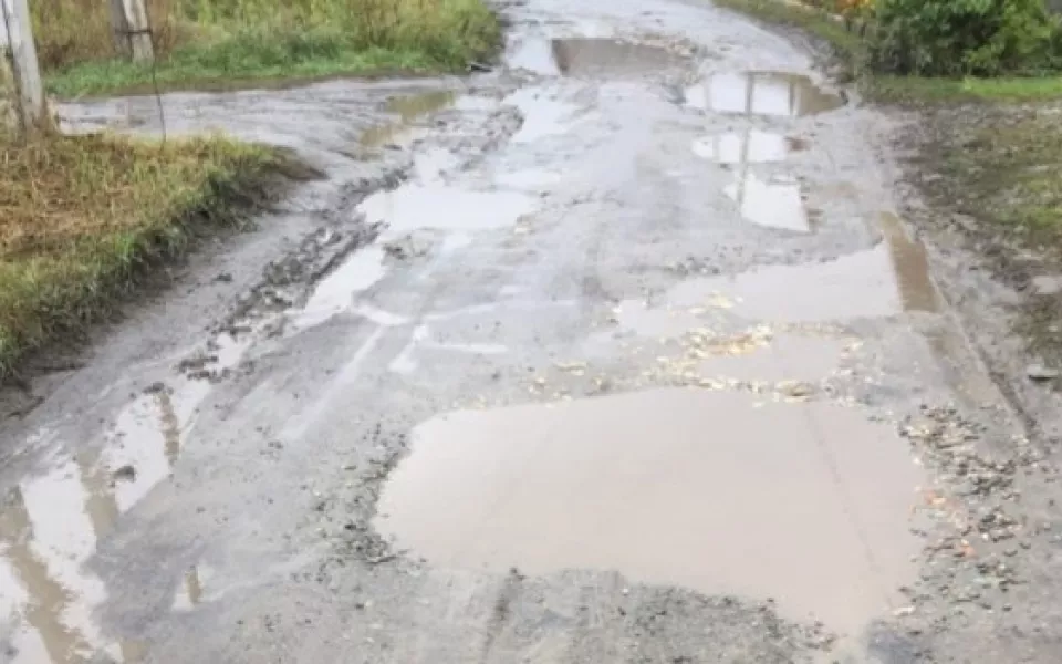 В барнаульском поселке после вмешательства депутата Госдумы начали ремонт дороги