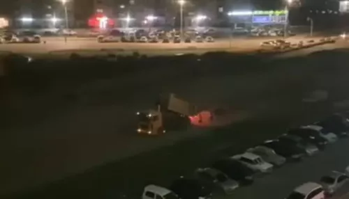 Барнаульцы жалуются на шум из-за строительства дороги в ночное время