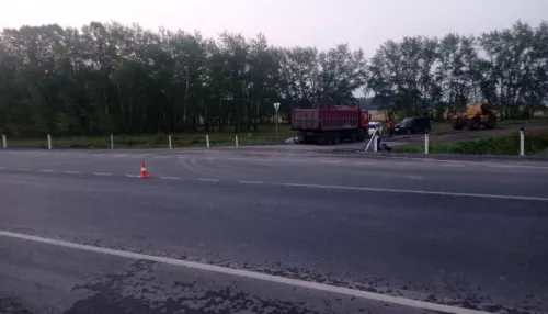 Микроавтобус с жителями Алтайского края разбился в ДТП с грузовиком