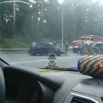 В Барнауле на шоссе Ленточный Бор произошла массовая авария