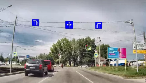В Барнауле изменят движение по полосам на перекресте Попова и Космонавтов