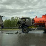 Два грузовика столкнулись на Чуйском тракте в Алтайском крае