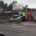 Две легковушки столкнулись на перекрестке в Барнауле