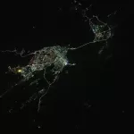 NASA опубликовало свежий снимок Барнаула с МКС