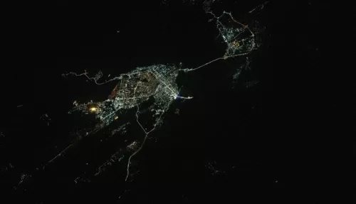 NASA опубликовало свежий снимок Барнаула с МКС
