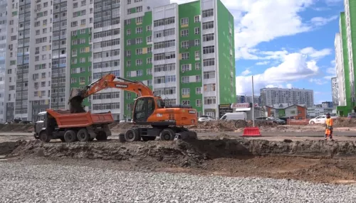 В новых кварталах Барнаула строят две дороги за 250 млн рублей