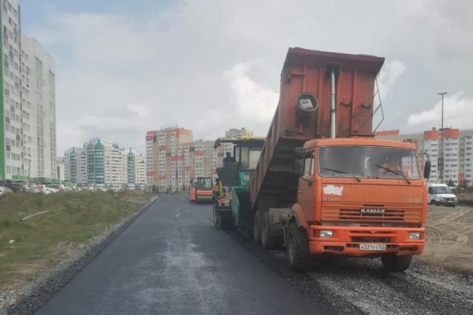 Строительство дороги на проспекте Энергетиков