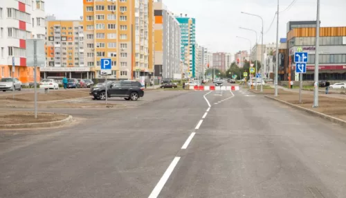 В Барнауле новую дорогу почти за 60 млн рублей построили на улице Сиреневой