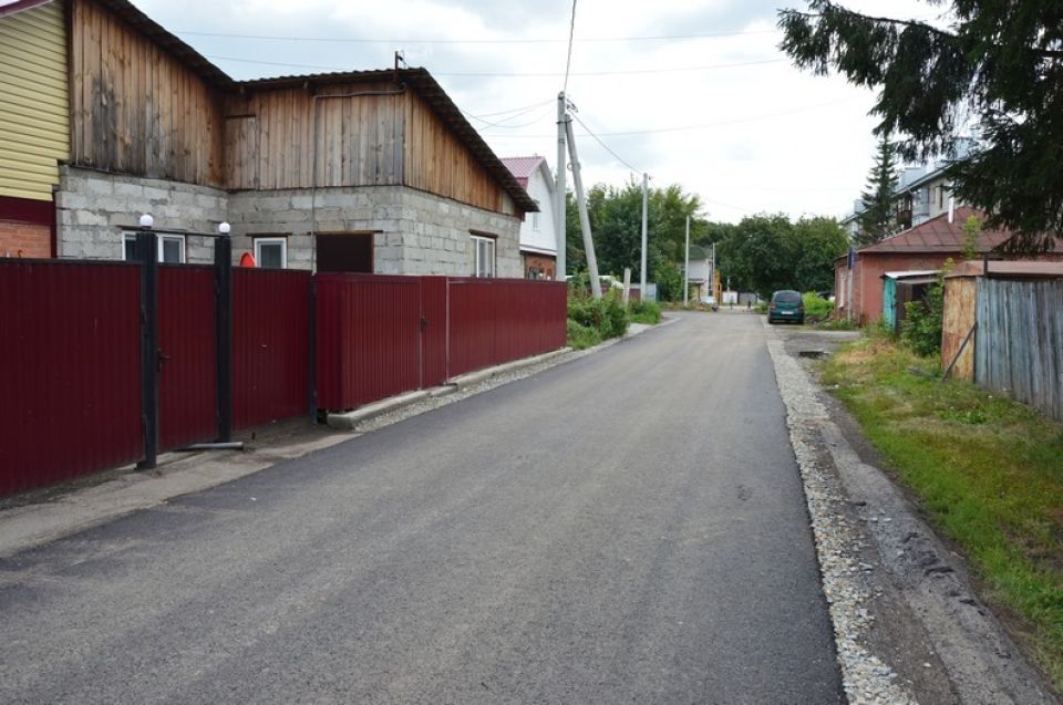 Ремонт дорог в частном секторе Барнаула