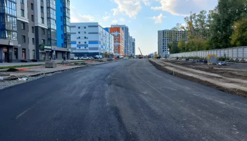 Горожанам показали, как идет строительство дороги по улице 280-летия Барнаула