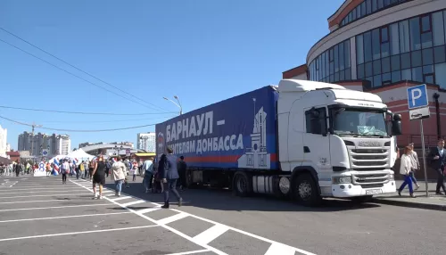 Несколько фур гуманитарной помощи отправились из Барнаула в Донбасс