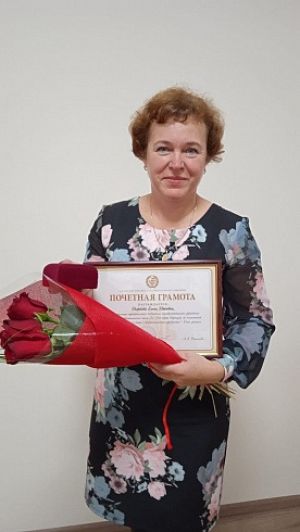 Барнаульская учительница  Елена Окорокова
