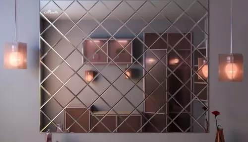 Зеркальное панно: преимущества применения, особенности