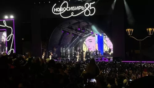 Полина Гагарина выступила с концертом в Новосибирске
