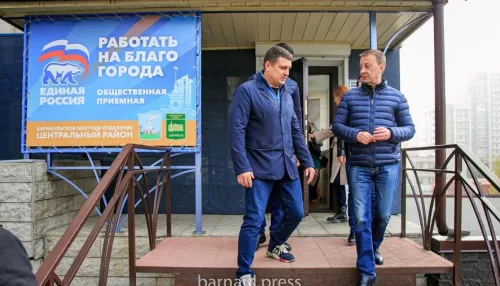 Мэр посетил пункты сбора помощи мобилизованным в Барнауле