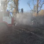 Несколько очагов огня ликвидировали в окрестностях села в Алтайском крае
