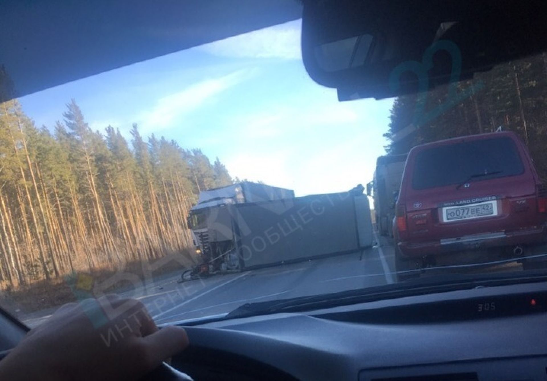 Авария произошла на трассе Новосибирск-Барнаул 25 октября - Толк 25.10.2018