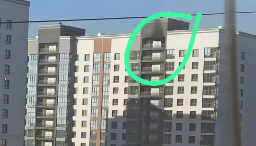 В Барнауле строители тушили вдруг загоревшегося парня