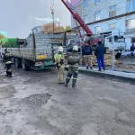 Очевидцы: в Барнауле на проспекте Калинина обвалилось строящееся здание