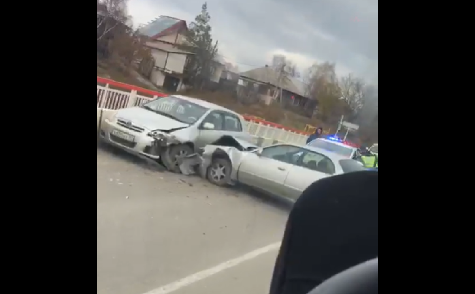 В Барнауле на мосту 