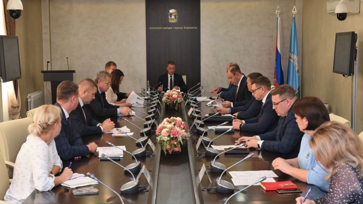 Заседание штаба по оказанию помощи мобилизованным в Барнауле