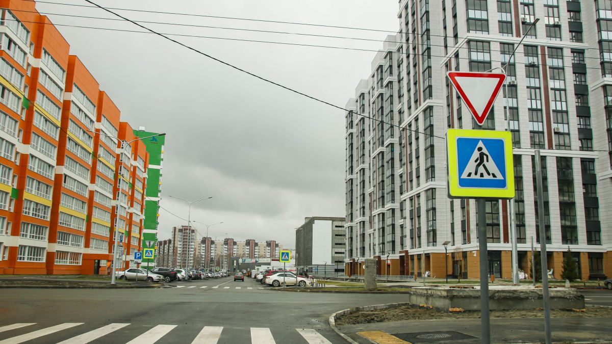 Новая дорога на улице Христенко в Барнауле