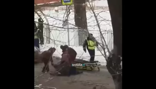 В Барнауле иномарка сбила женщину на улице Цеховой