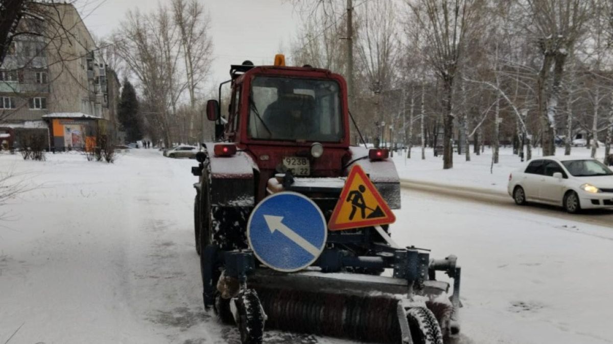 Очистка дорог от снега