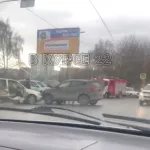 В Барнауле возле старой Ленты произошло жесткое ДТП