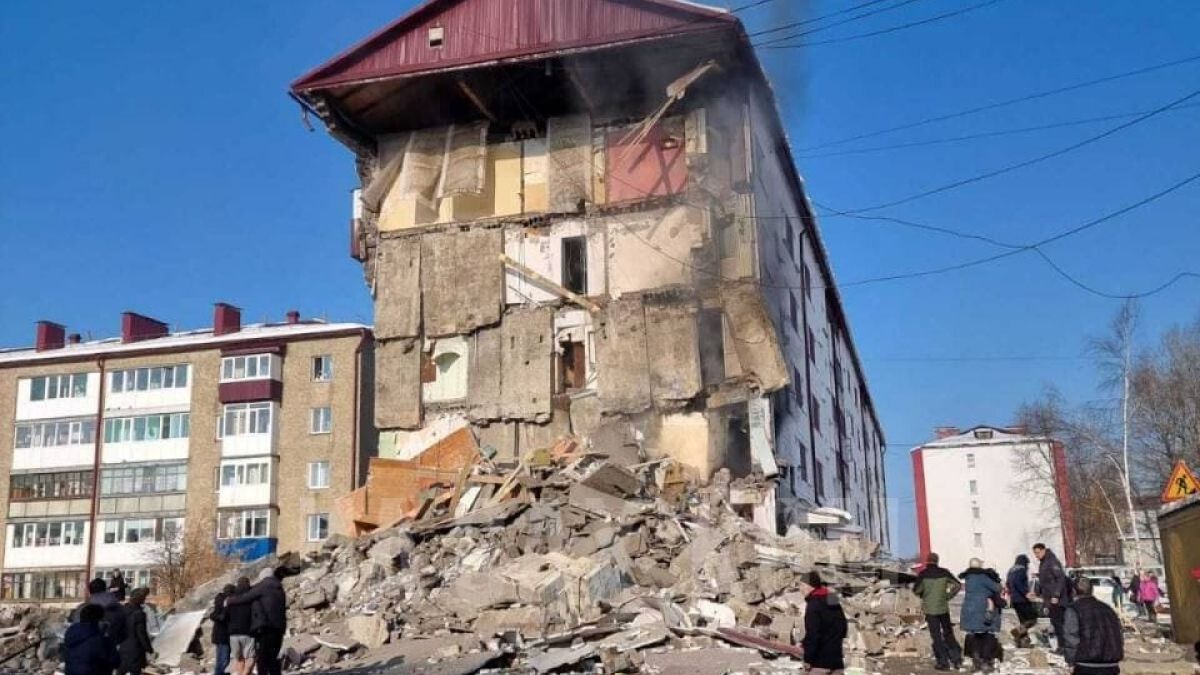 Взрыв произошел в доме на Сахалине