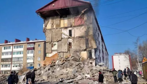 На Сахалине произошел взрыв газа в доме – обрушилось пять этажей