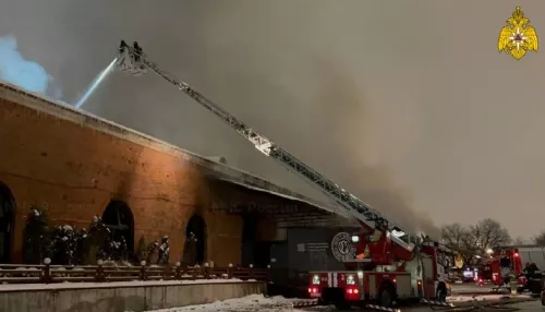 Семь человек погибли при пожаре на цветочном складе в Москве