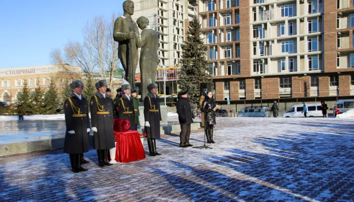 Останки пропавшего на войне бойца вернули на родину и захоронили в Барнауле