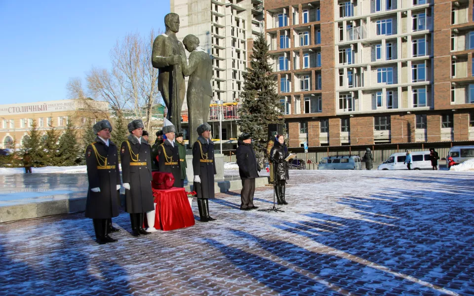 Останки пропавшего на войне бойца вернули на родину и захоронили в Барнауле
