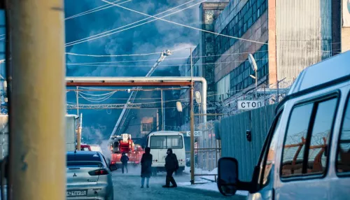 В Барнауле не выявили загрязнения воздуха из-за пожара на шинном заводе