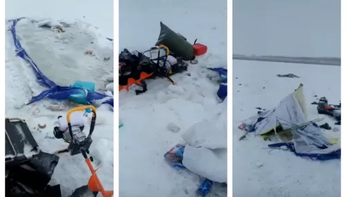 В Новосибирской области машина наехала на палатку с рыбаками – есть погибший