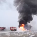 В Бурятии на аэродроме разбился вертолет с тремя людьми на борту