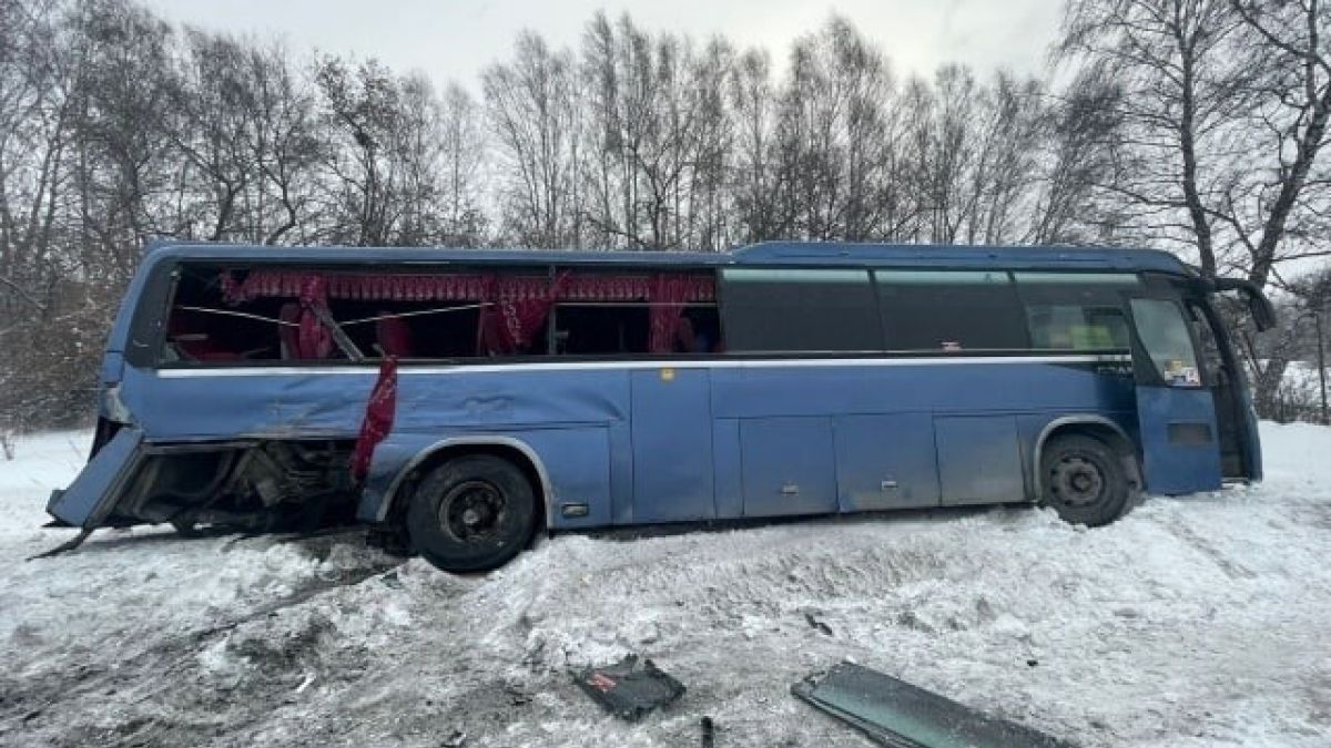 ДТП с автобусом в Новосибирской области