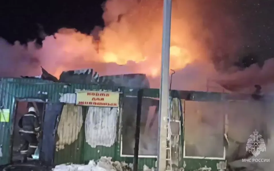 При пожаре в приюте для бездомных в Кемерове погибло 20 человек