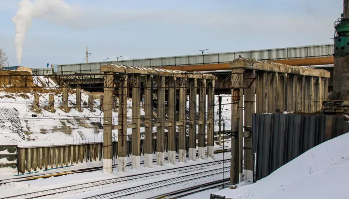 Путепровод в новый год. Что успели сделать мостостроители, пока Барнаул отдыхал