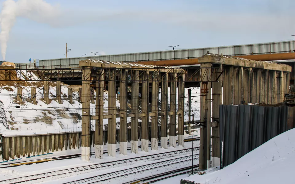 Путепровод в новый год. Что успели сделать мостостроители, пока Барнаул отдыхал