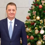 Глава Барнаула Вячеслав Франк поздравил горожан с наступающими праздниками