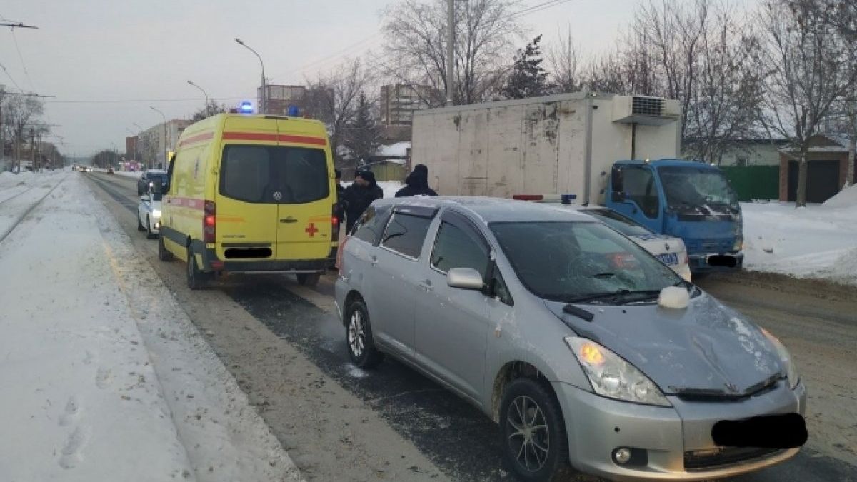 Авария в Новосибирске 2 января