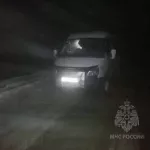 На трассе Алтай — Кузбасс спасли замерзшего водителя ГАЗели